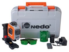 Nedo 460876 X-Liner 3D laser a linee incrociate verde