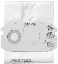 Festool Accessori 498411 SC FIS-CT MIDI/5 SELFCLEAN sacchetto filtro