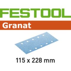 Festool Accessori 498947 Nastri abrasivi Granat STF 115X228/10 P120 GR/100
