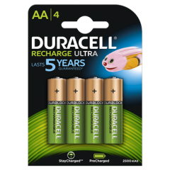 D057043 Batterie ricaricabili Ultra Precaricate AA 4 pz.