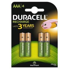 D090231 Batterie ricaricabili Plus AAA 4 pz.