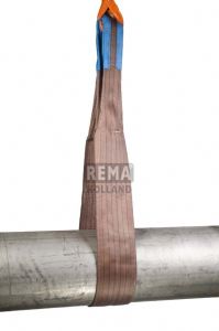 Rema 1211201 S1-PE-10M cinghia di sollevamento in poliestere con occhielli rinforzati 10,0 mtr 6000 kg