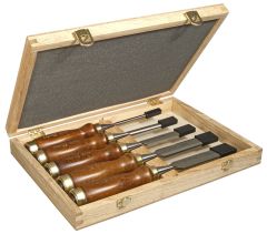 2-16-217 Set di scalpelli per legno Bailey 5-Piece Box di legno