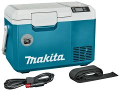 Makita CW003GZ 18V/40V230V Box congelatore/refrigeratore da 7 litri con funzione di riscaldamento senza batterie e caricabatterie