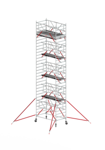 T520056 RS TOWER 52-S 10,2 m di altezza di lavoro Fiber-Deck 2,45 Safe-Quick