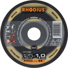 Rhodius 204619 XT38 disco da taglio per metalli sottili/Inox 115 x 1.0 x 22,23 mm
