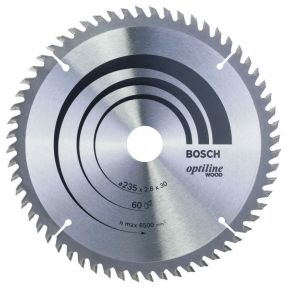 Bosch Professional Accessori 2608641192 Lama circolare 235 x 30 x 60T Optiline Wood