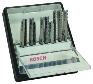 Bosch Professional Accessori 2607010541 Set di 10 lame per seghetto alternativo Robust Line Metal expert