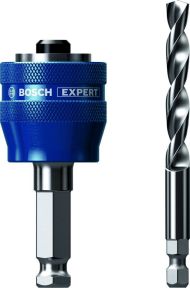 Bosch Professional Accessori 2608900527 Sistema Expert Power Change Plus adattatore per seghe a tazza 11 mm, punta HSS-G 7,15 x 105 mm, 2 pezzi