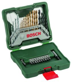 Bosch DIY Accessori 2607019324 Set da 30 pezzi con punte da trapano, punte, portapunte e svasatori in una pratica custodia