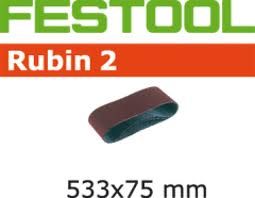Festool Accessori 499160 Nastro abrasivo Rubin 2 BS75/533x75-P150 RU/10
