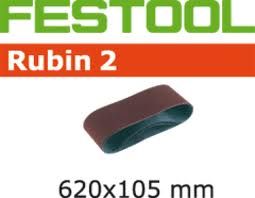Festool Accessori 499151 Grana 80 Rubin 2 10 pezzi BS105/620x105-P80 RU/10