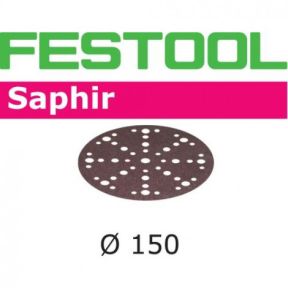 Festool Accessori 575196 Dischi abrasivi Saphir STF-D150/48 P50 SA/25