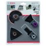 Bosch Professional Accessori 2608661695 Set di accessori Starlock Basic Tile Multitool 4 pezzi - 2