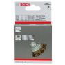 Bosch Professional Accessori 2608622130 Spazzola a disco 80 mm ondulata gambo 6 mm Ottone - 2