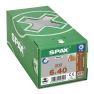 SPAX 0251010600405 HI.FORCE, 6 x 40 mm, 200 pezzi, filettatura intera, testa a disco, T-STAR plus T30, 4CUT, WIROX - 3