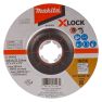 Makita Accessori E-00402 Disco per smerigliatura X-LOCK 125x6,0x22,23mm in acciaio inox - 1