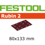 Festool 499061 Nastri abrasivi Rubin 2 STF 80x133/14 P220 RU/10 - 1