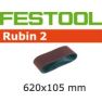Festool Accessori 499152 Nastro abrasivo grana 100 Rubin 2 10 pz BS105/620x105-P100 RU/10 - 1