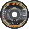 Rhodius 204621 XT38 disco da taglio per metalli sottili/Inox 125 x 1.0 x 22,23 mm - 1