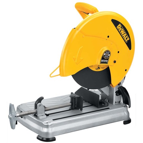 DeWalt D28715-QS Macchina per rifilare il metallo, 2200W, 355mm, 4000rpm