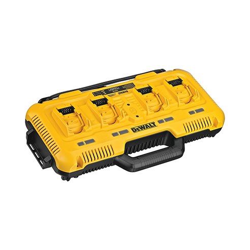 DeWalt Accessori DCB104-QW Caricabatterie rapido a 4 porte  XR 10,8 - 18 volt e FlexVolt