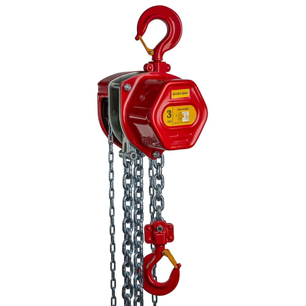 DELTA RED VS.0.04103000 Paranco manuale a catena High-Speed Premium 3 t 1 pezzo senza catena