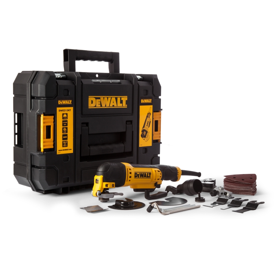 DeWalt DWE315KT-QS Multiutensile oscillante 300 Watt