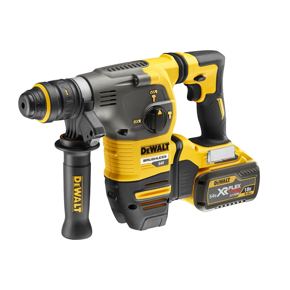 DeWalt DCH335X2-QW Martello combinato a batteria SDS-Plus FlexVolt 54V 9,0Ah Li-Ion + D25304DH Estrazione