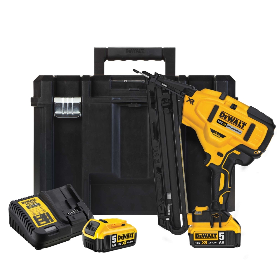 DeWALT DCN650P2-QW Finitrice 18V 5,0Ah Li-Ion 15 Calibro 32 - 64 mm