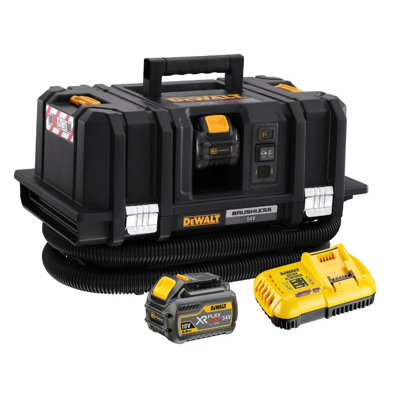 DeWalt DCV586MT2-QW Batteria FlexVolt per aspirapolvere a umido e a secco classe M 54V 6Ah Li-Ion