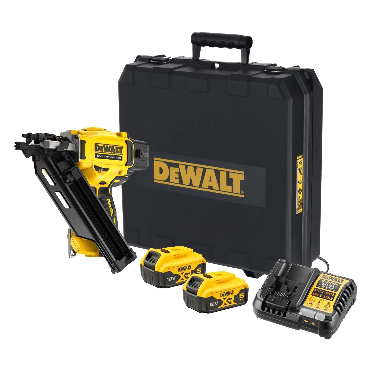 DeWalt DCN930P2-QW Chiodatrice a nastro 50-90 mm 2-Speed 18V 5.0Ah in TSTAK