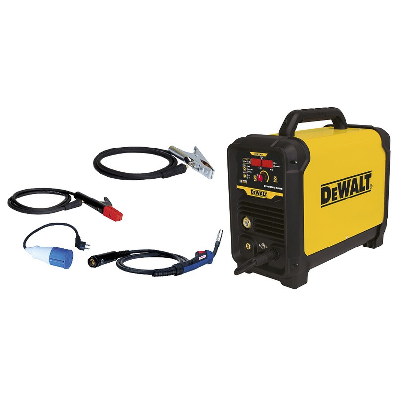 DeWalt DXWDMIG200E Set di saldatura MIG 200A con accessori in confezione