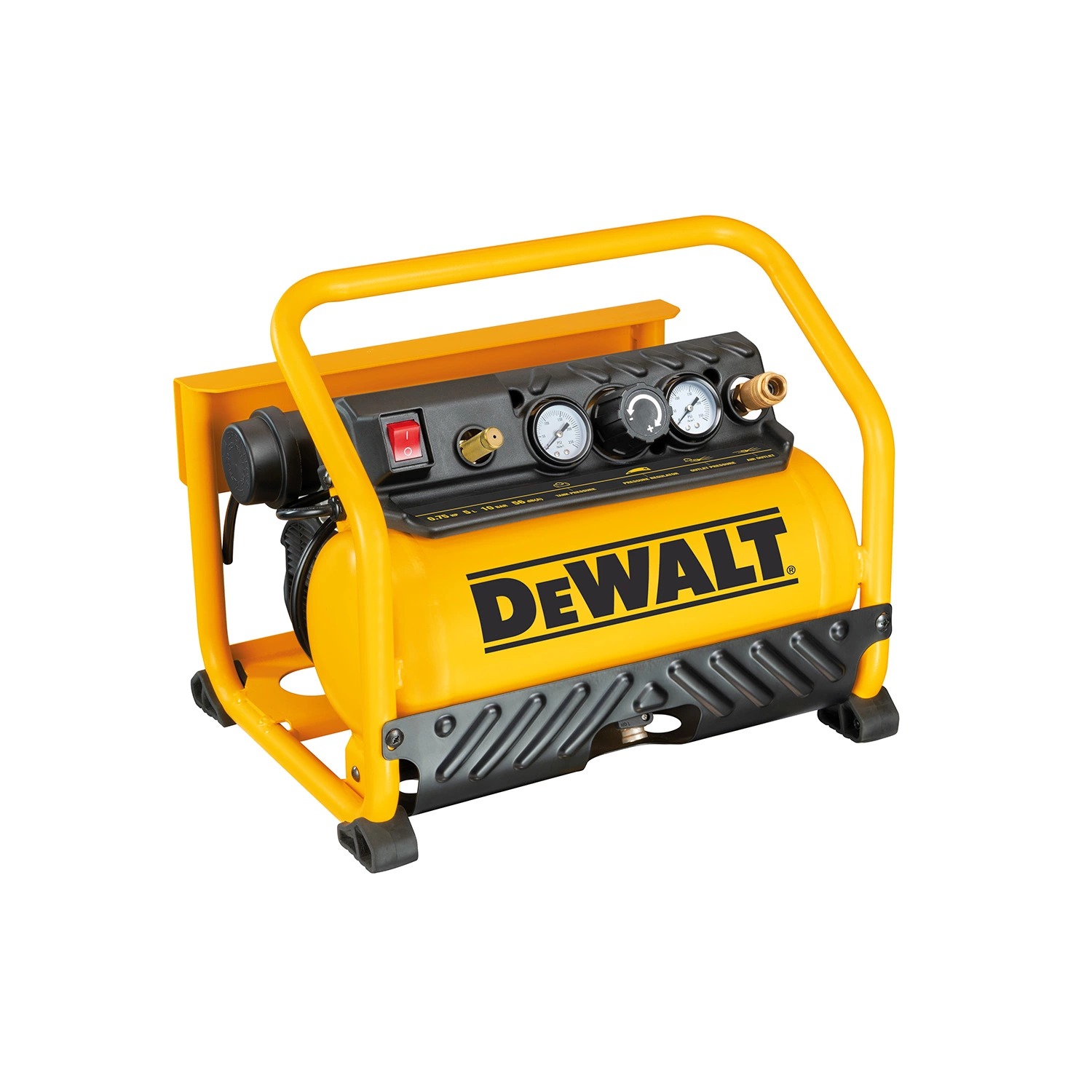 DeWalt DXCMS15RE Compressore silenzioso senza olio 230V 10 Bar 5L