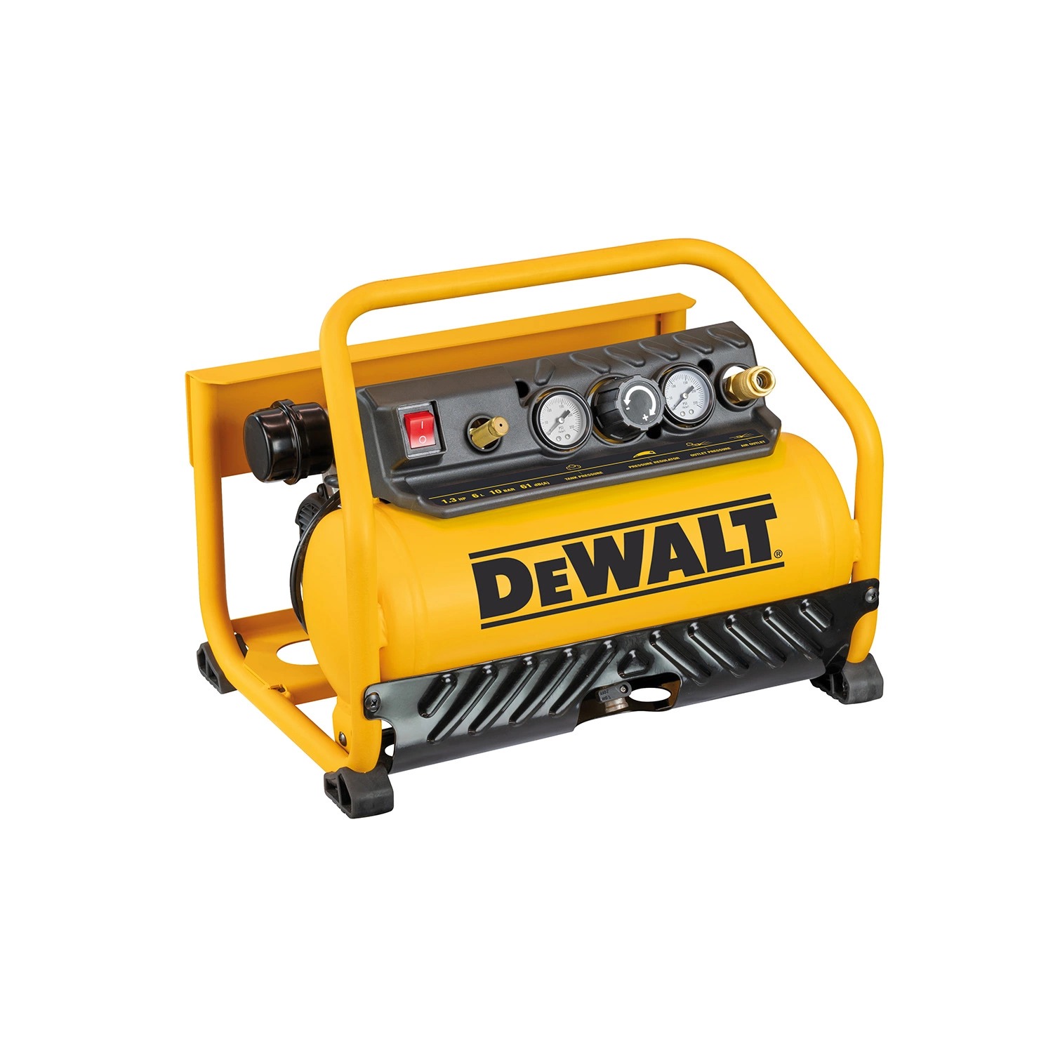 DeWalt DXCMS156RE Compressore silenzioso senza olio 10 Bar 6L