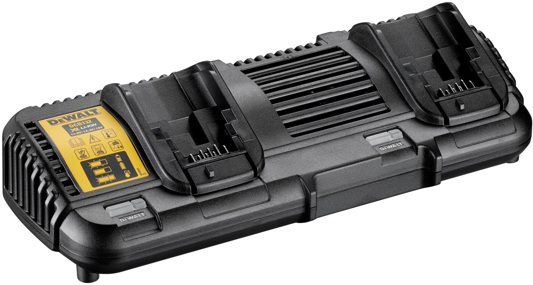 DeWalt Accessori DCB132-QW DCB132 XR Caricabatterie doppio 10,8 - 18 Volt e FlexVolt