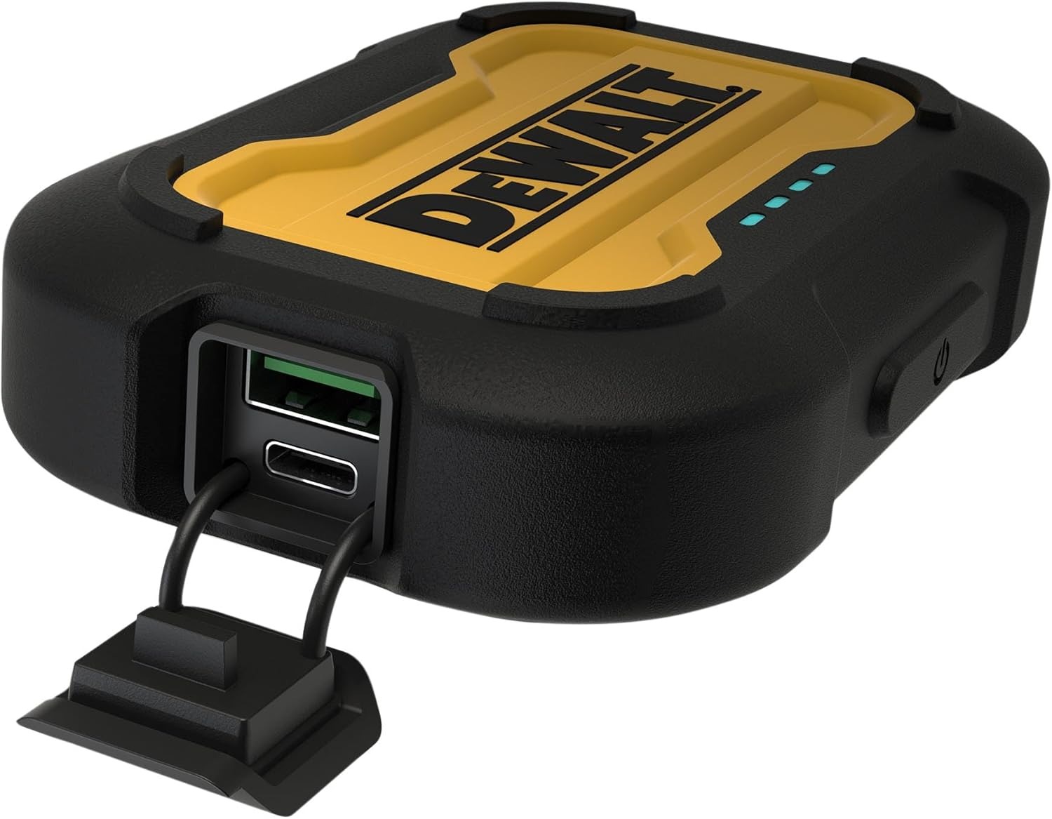DeWalt Accessori 215 1643 DWG Powerbank 10Ah incl. 2 porte di ricarica e cavo USB di tipo C after USB