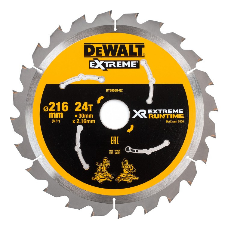 DeWalt Accessori DT99569-QZ XR Lama circolare 216 mm x 30 mm 36T CSB
