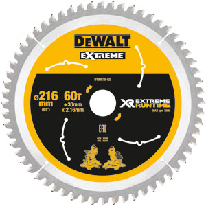 DeWalt Accessori DT99570-QZ XR Lama circolare 216 x 30 mm 60T CSB