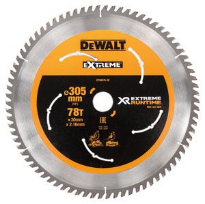 DeWalt Accessori DT99576-QZ Lama circolare XR 305mm x 30mm 78T CSB