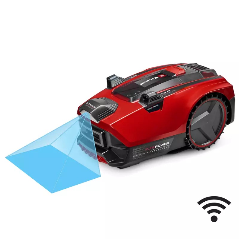 Einhell 3413975 FREELEXO CAM PLUS 600 Li Kit Rasaerba robotico 4,0 Ah e caricabatterie in scatola