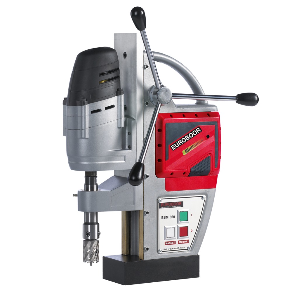 Euroboor 11036801111004 EBM.360 Trapano magnetico a batteria Ø36 mm 36 V senza batteria e caricabatterie in confezione