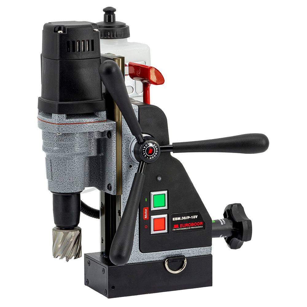 Euroboor 30511036006004 EBM.36/P-18V 9Ah Offerta pacchetto Carotatrice magnetica a batteria, 36 mm - 1 7/16", EU