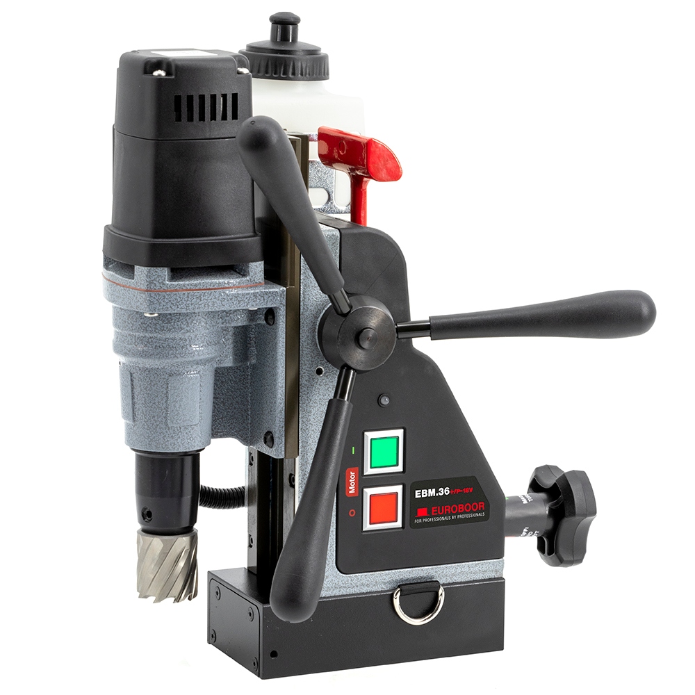 Euroboor 11036809111004 EBM.36+/P-18V Carotatrice magnetica 18V 36mm escluse batterie e caricabatterie in valigetta