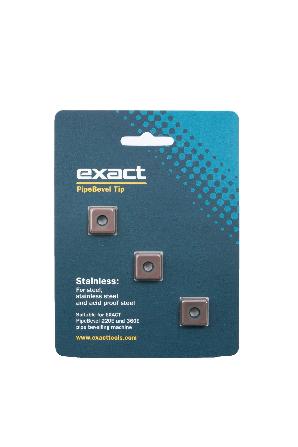 Exact 70104504 Lame da taglio per smussatrici 220E e 360E 3 pezzi