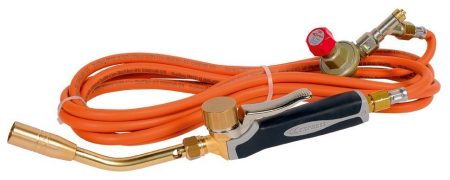 Express 6073 Bruciatore di gas sanitario con maniglia, tubo flessibile da 4,75 m e detonatore regolabile a 4 bar