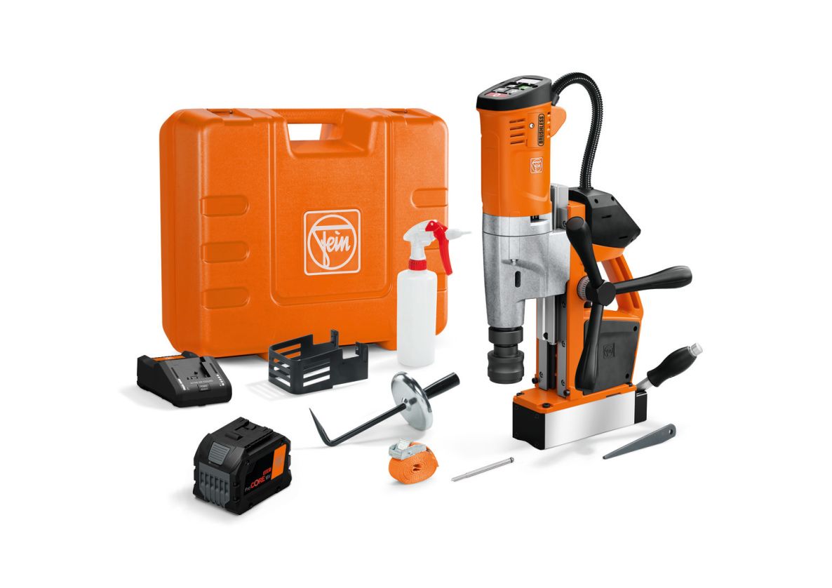 Fein 71700463000 AKBU 35 PMQW AS Carotatrice magnetica a batteria 1x batteria 12,0Ah e caricabatterie in valigetta