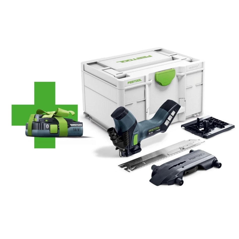 Festool 577058 Corpo sega isolante a batteria ISC 240 Li EB-Basic + batteria gratuita