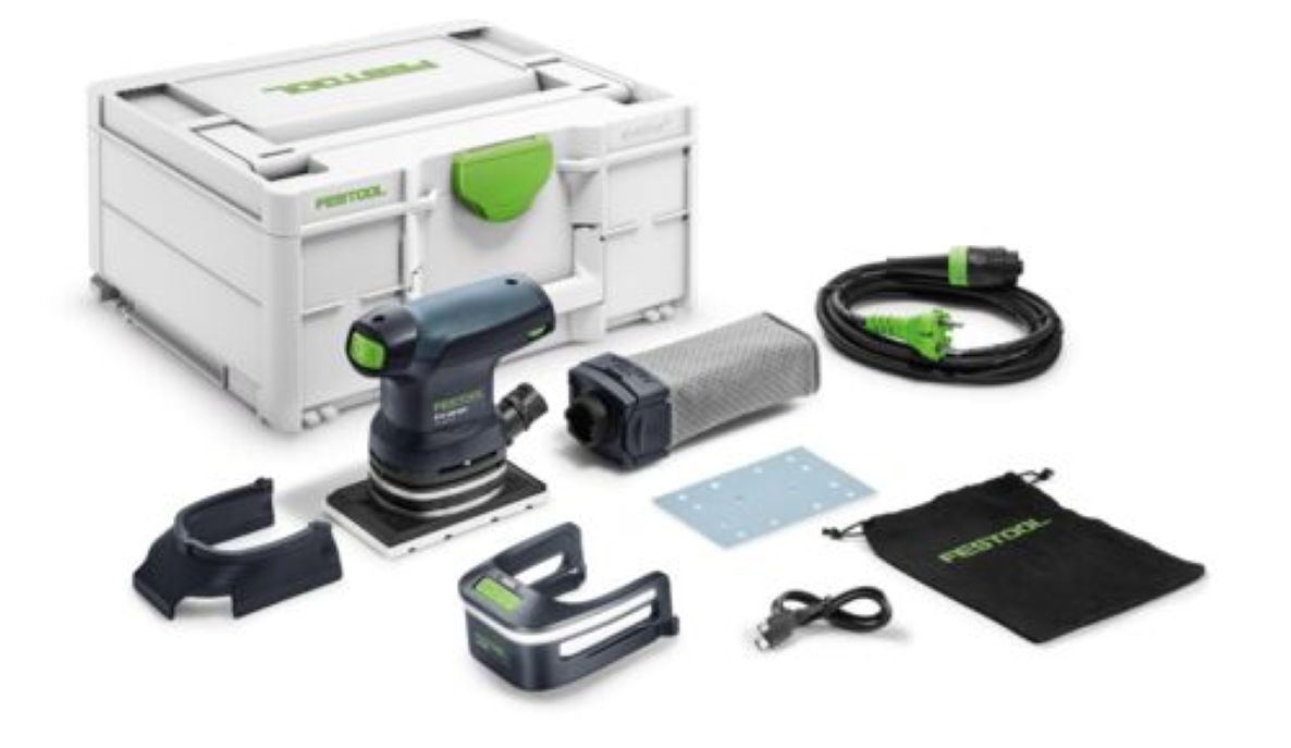 Festool 578926 Levigatrice orbitale RTS 400 REQ-Plus senza batteria e caricabatterie in valigetta