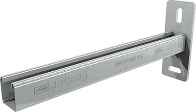Fischer 538743 Staffa per guida/parete ALK 37 - 300 10 pezzi